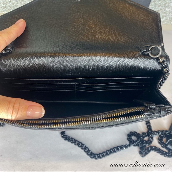 - Saint Laurent Monogram YSL Envelope Chain - Picture 7 of 11